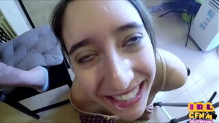 step daughter emilia sucks step dad cock till facial